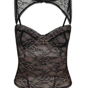 I AM GIA KIANA BUSTIER BLACK - SIZE S